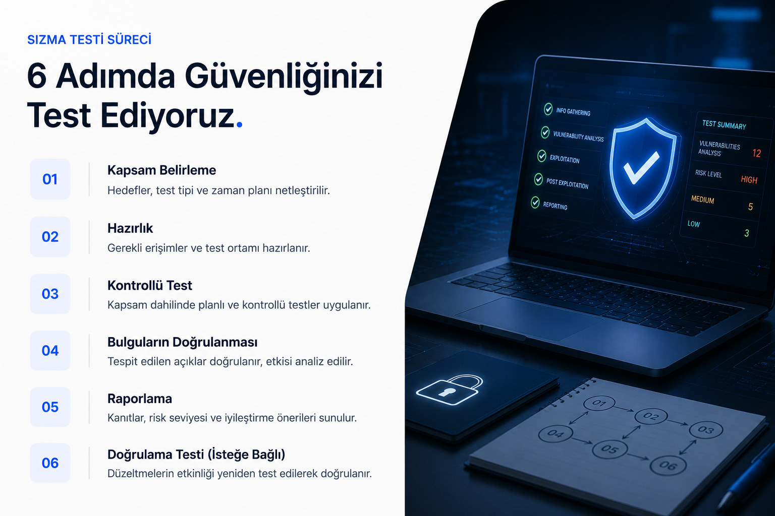 Sızma Testi Süreci | Pentest Adımları 2026